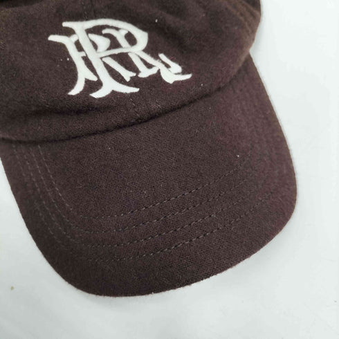 ラグビーラルフローレン Rugby Ralph Lauren ロゴ エンブレム 刺繍 ウール レーヨン 6パネル キャップ メンズ M