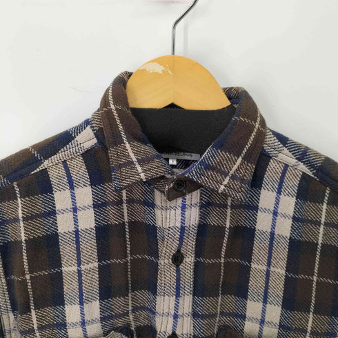 グリーンレーベルリラクシング GREEN LABEL RELAXING コットン チェック ネルシャツ メンズ JPN:S