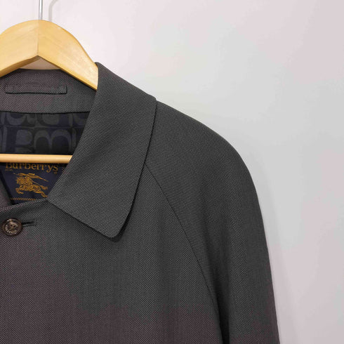 バーバリーズ BURBERRYS 90S PRESTGE COLLECTION プレステージコレクション ウールシルク混 ステンカラーコート メンズ