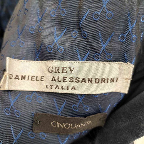 ダニエレアレッサンドリーニ DANIELE ALESSANDRINI ベロア ダブルブレストジャケット メンズ