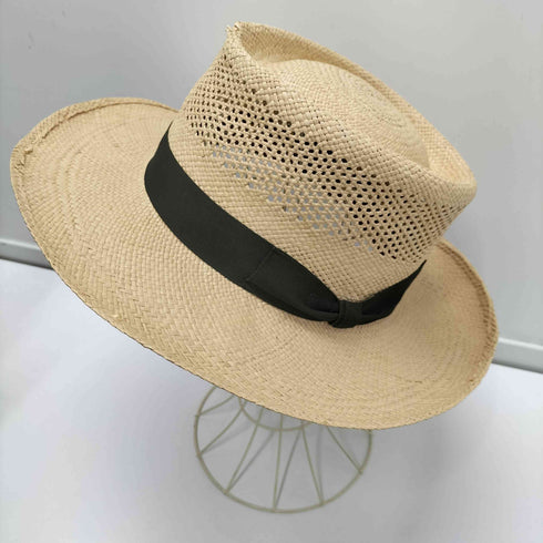 ブルックスブラザーズ BROOKS BROTHERS MADE IN ITALY イタリア製 ストロー ハット 麦わら 帽子 メンズ L