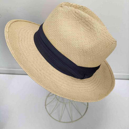 ブルックスブラザーズ BROOKS BROTHERS MADE IN ITALY イタリア製 ストロー ハット 麦わら 帽子 メンズ L
