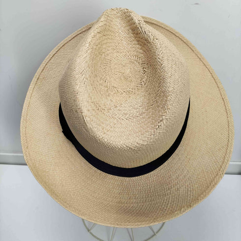 ブルックスブラザーズ BROOKS BROTHERS MADE IN ITALY イタリア製 ストロー ハット 麦わら 帽子 メンズ L