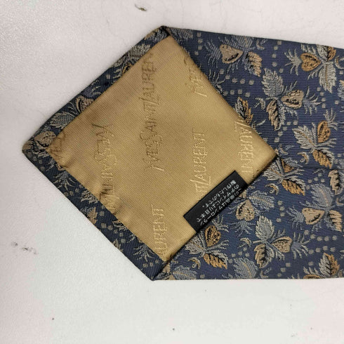 イヴサンローラン Yves Saint Laurent 総柄 ネクタイ メンズ