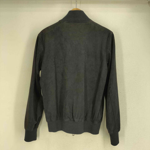 ムッシュ二コル MONSIEUR NICOLE フェイクスウェード ハイネック ジップアップジャケット 裏地ペイズリー メンズ 46