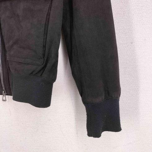 ムッシュ二コル MONSIEUR NICOLE フェイクスウェード ハイネック ジップアップジャケット 裏地ペイズリー メンズ 46