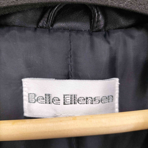 BELLE ELLENSEN10 ショール ラムレザーハーフコート レディース 1