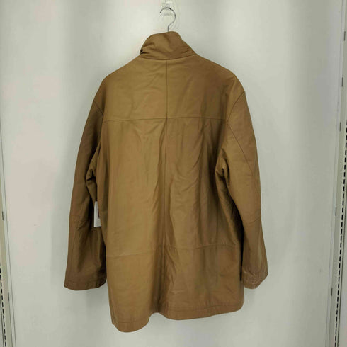 L&B HOMME ラムレザー ハーフコート メンズ LL