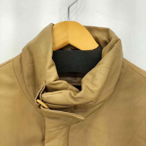 L&B HOMME ラムレザー ハーフコート メンズ LL