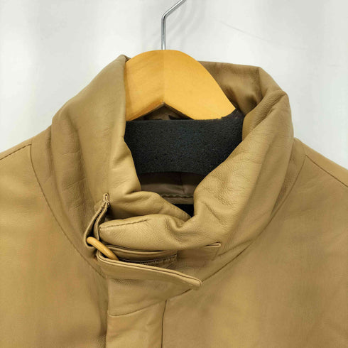 L&B HOMME ラムレザー ハーフコート メンズ LL
