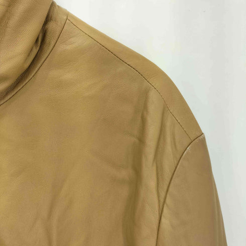 L&B HOMME ラムレザー ハーフコート メンズ LL
