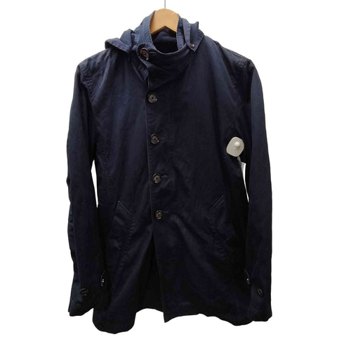 クオドロ quadro MADE IN JAPAN ライナー付き コットン スタンドネック フーデッド モッズ コート メンズ JPN:2