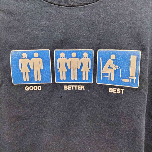 ALSTYLEボディ メキシコ製 GOOD BETTER BEST Tシャツ メンズ import:L