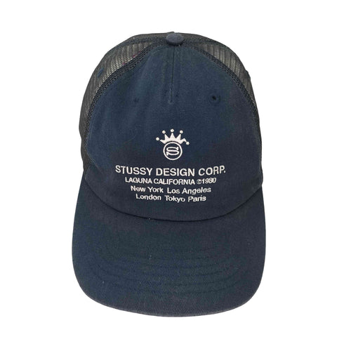 ステューシー Stussy LOW PROFILE Design Crop Trucker Cap メッシュ トラッカー メンズ FREE