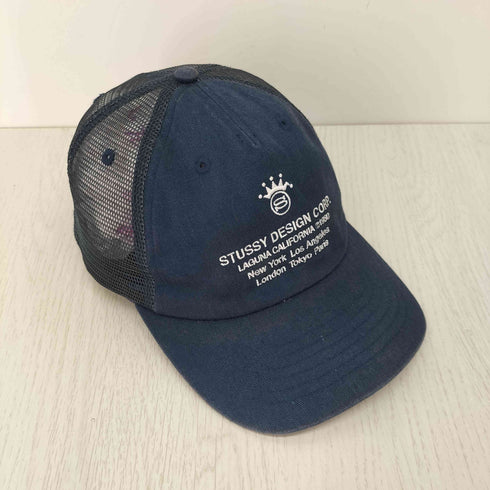 ステューシー Stussy LOW PROFILE Design Crop Trucker Cap メッシュ トラッカー メンズ FREE