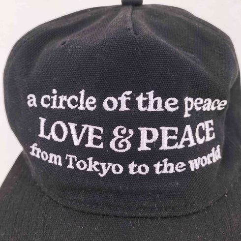 a circle of the peace 5パネル 刺繍ロゴキャップ メンズ