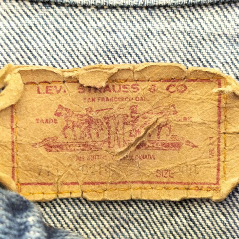 リーバイス Levis 71505-0211 カナダ製 スモールE 4th デニムトラッカージャケット メンズ import:L