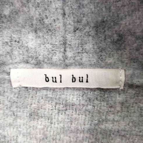 BUL BUL リャマウールショールカラーカーディガン レディース