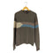 ロバートブルース ROBERT BRUCE フロントプリント メランジニット メンズ import:L