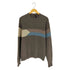 ロバートブルース ROBERT BRUCE フロントプリント メランジニット メンズ import:L