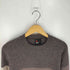 ロバートブルース ROBERT BRUCE フロントプリント メランジニット メンズ import:L
