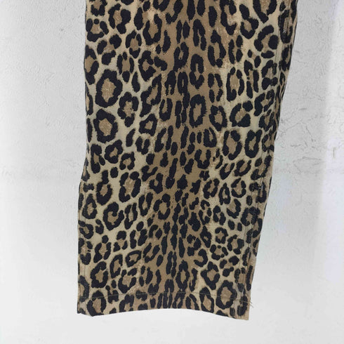 ワコマリア WACKO MARIA レオパード柄 ボタンフライパンツ メンズ S