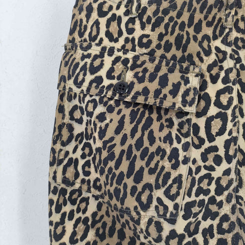 ワコマリア WACKO MARIA レオパード柄 ボタンフライパンツ メンズ S