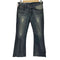 リーバイス Levis 00s ダメージ加工 ローライズ フレア デニムパンツ レディース 31