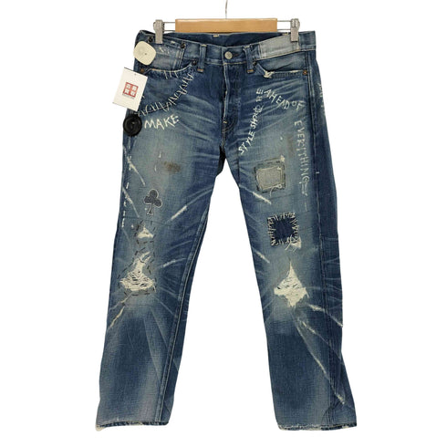 リーバイスヴィンテージクロージング Levis Vintage Clothing 00s Big E 復刻 2005年製 66501 日本製 エクストリームカスタマイズド ジーンズ デニム パンツ インディゴ メンズ W32
