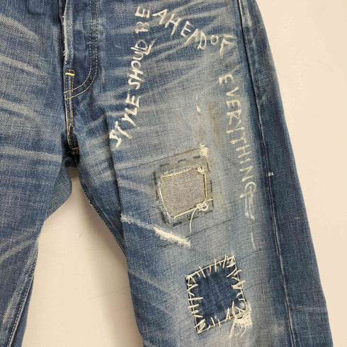 リーバイスヴィンテージクロージング Levis Vintage Clothing 00s Big E 復刻 2005年製 66501 日本製 エクストリームカスタマイズド ジーンズ デニム パンツ インディゴ メンズ W32