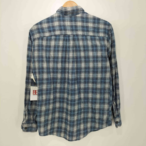 セントジョンズベイ STJOHNS BAY 00S オンブレチェック ロングスリーブボタンダウンシャツ メンズ import:S