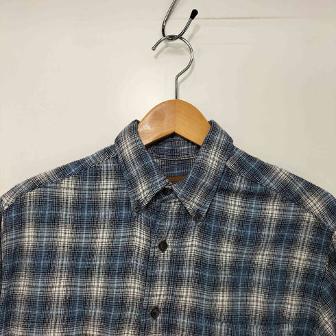 セントジョンズベイ STJOHNS BAY 00S オンブレチェック ロングスリーブボタンダウンシャツ メンズ import:S