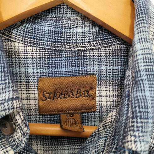 セントジョンズベイ STJOHNS BAY 00S オンブレチェック ロングスリーブボタンダウンシャツ メンズ import:S