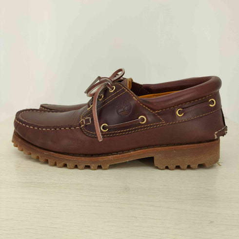 ティンバーランド Timberland AUTHENTIC HANDSEWN BOAT SHOES BURGUNDY スリーアイ ボートシューズ バーガンディ メンズ US:9