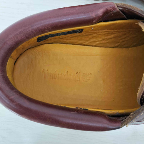 ティンバーランド Timberland AUTHENTIC HANDSEWN BOAT SHOES BURGUNDY スリーアイ ボートシューズ バーガンディ メンズ US:9