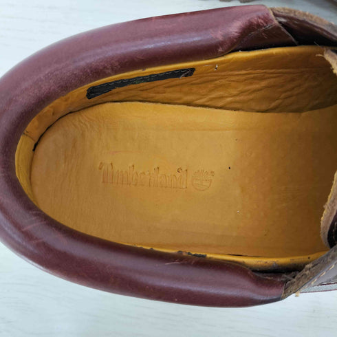 ティンバーランド Timberland AUTHENTIC HANDSEWN BOAT SHOES BURGUNDY スリーアイ ボートシューズ バーガンディ メンズ US:9
