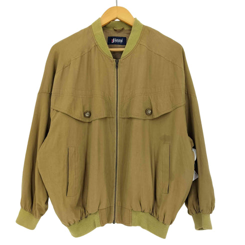 jasmi 90s フラップ ヨークシルク ブルゾン メンズ