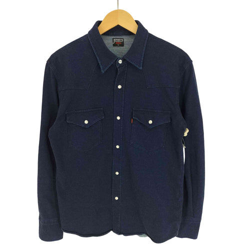 エドウィンジャージーズ EDWIN JERSEYS デニム ライク L/S ウエスタン シャツ メンズ JPN:L