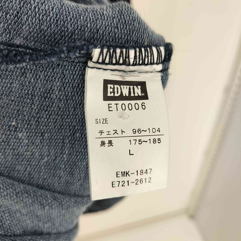 エドウィンジャージーズ EDWIN JERSEYS デニム ライク L/S ウエスタン シャツ メンズ JPN:L