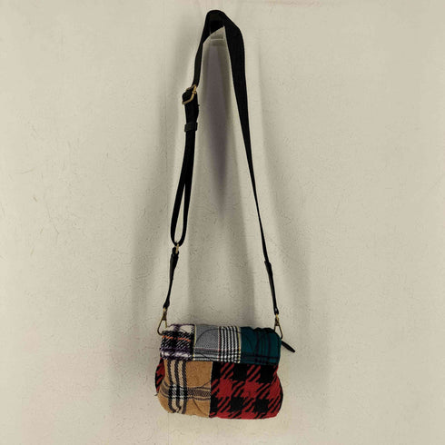 デシグアル Desigual タータンチェック ミニクロスボディバック レディース
