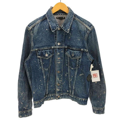 マインデニム MINEDENIM 22AW 3rd型 ダメージ ペンキ加工 デニムジャケット メンズ JPN:3