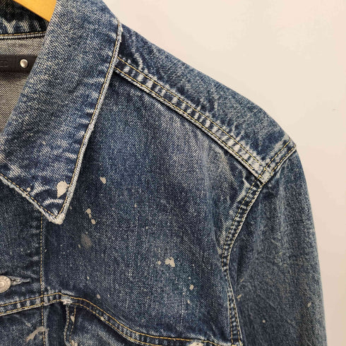 マインデニム MINEDENIM 22AW 3rd型 ダメージ ペンキ加工 デニムジャケット メンズ JPN:3