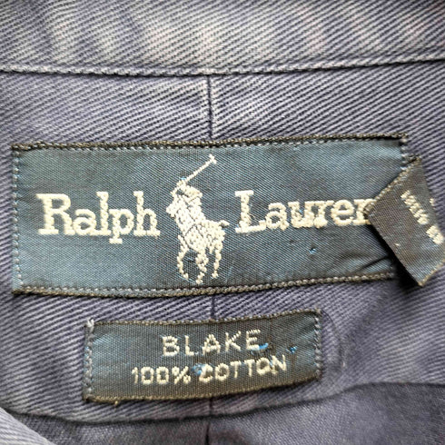 ラルフローレン RALPH LAUREN BLAKE スモールポニー刺繍 ボタンダウン長袖シャツ メンズ JPN:L
