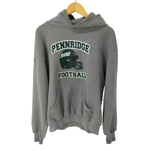 ラッセルアスレチック RUSSELL ATHLETIC メキシコ製 カレッジロゴプリント プルオーバーパーカー メンズ import:L