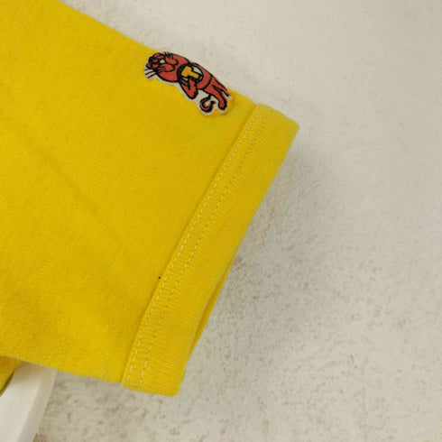 70S~ フランス製 フェルト クルーネックTシャツ ピチT レディース