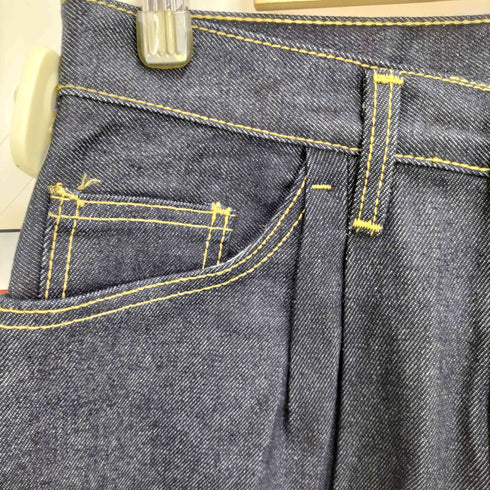 ACON 濃紺 バギーデニムパンツ メンズ JPN:M