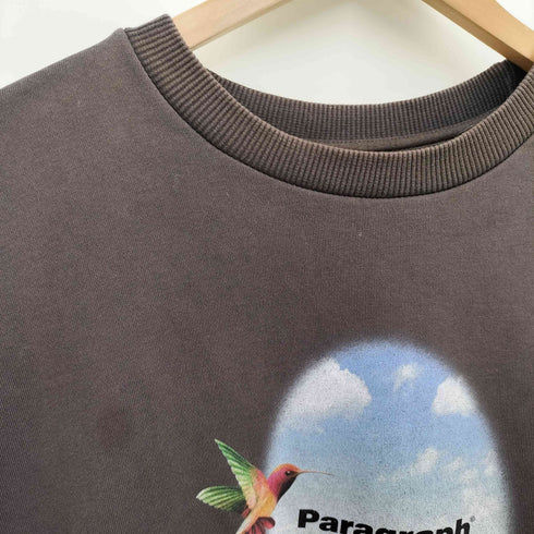 パラグラフ PARAGRAPH スカイバード 両面プリント スウェット メンズ