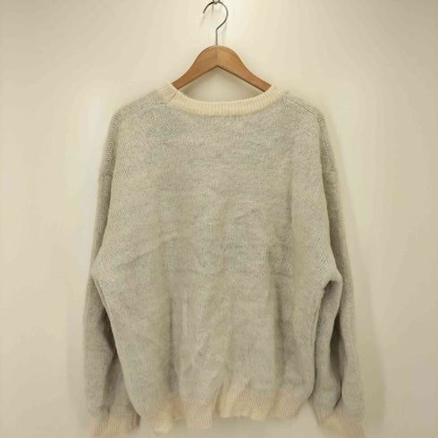 AOMM フロント刺繍 シャギーニット レディース FREE