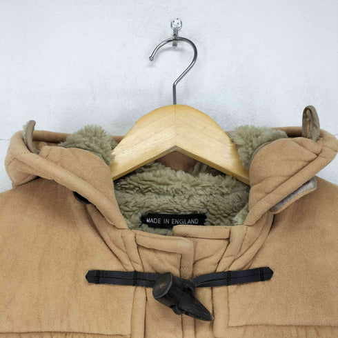 グローバーオール Gloverall イングランド製 フェイクムートン ダッフルコート レディース UK:12