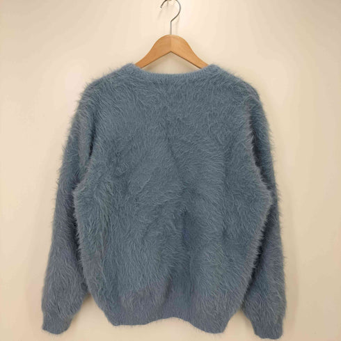 OASIS クルーネックシャギーニット メンズ